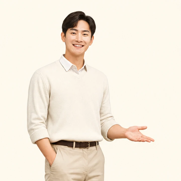 장기렌트 보증금 선수금 상담 신청을 안내하는 담당자